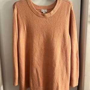 Scoop Neck Peach Sweater